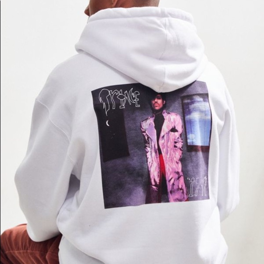 prince 1999 album hoodie - urban outfitters